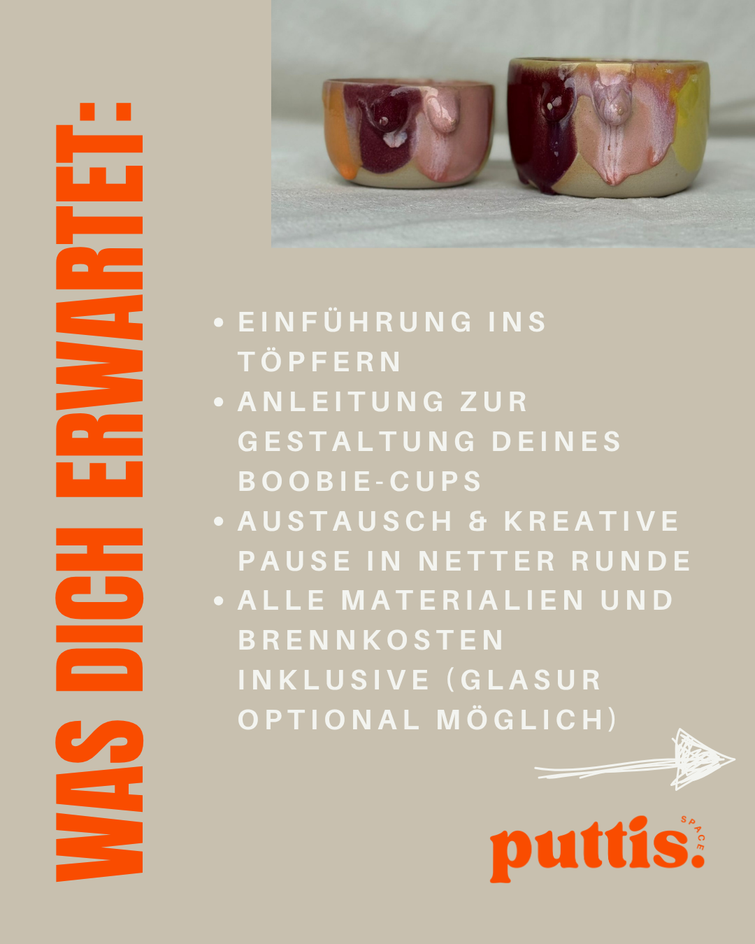 Boobie-Cups töpfern mit Nathalie