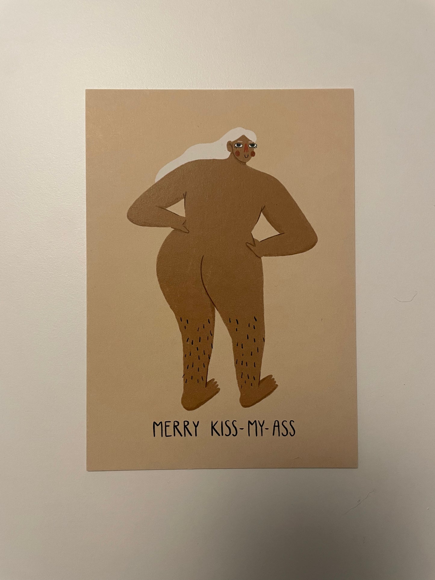 Weihnachtskarte | Merry Kiss-My-Ass