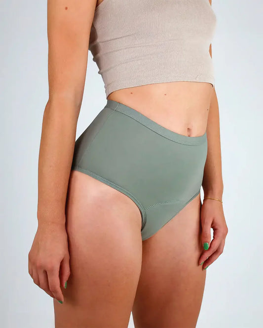 High Waist Slip - salbei