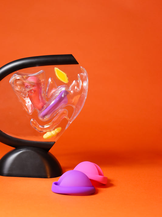 Menstruations-Disc mit Griff