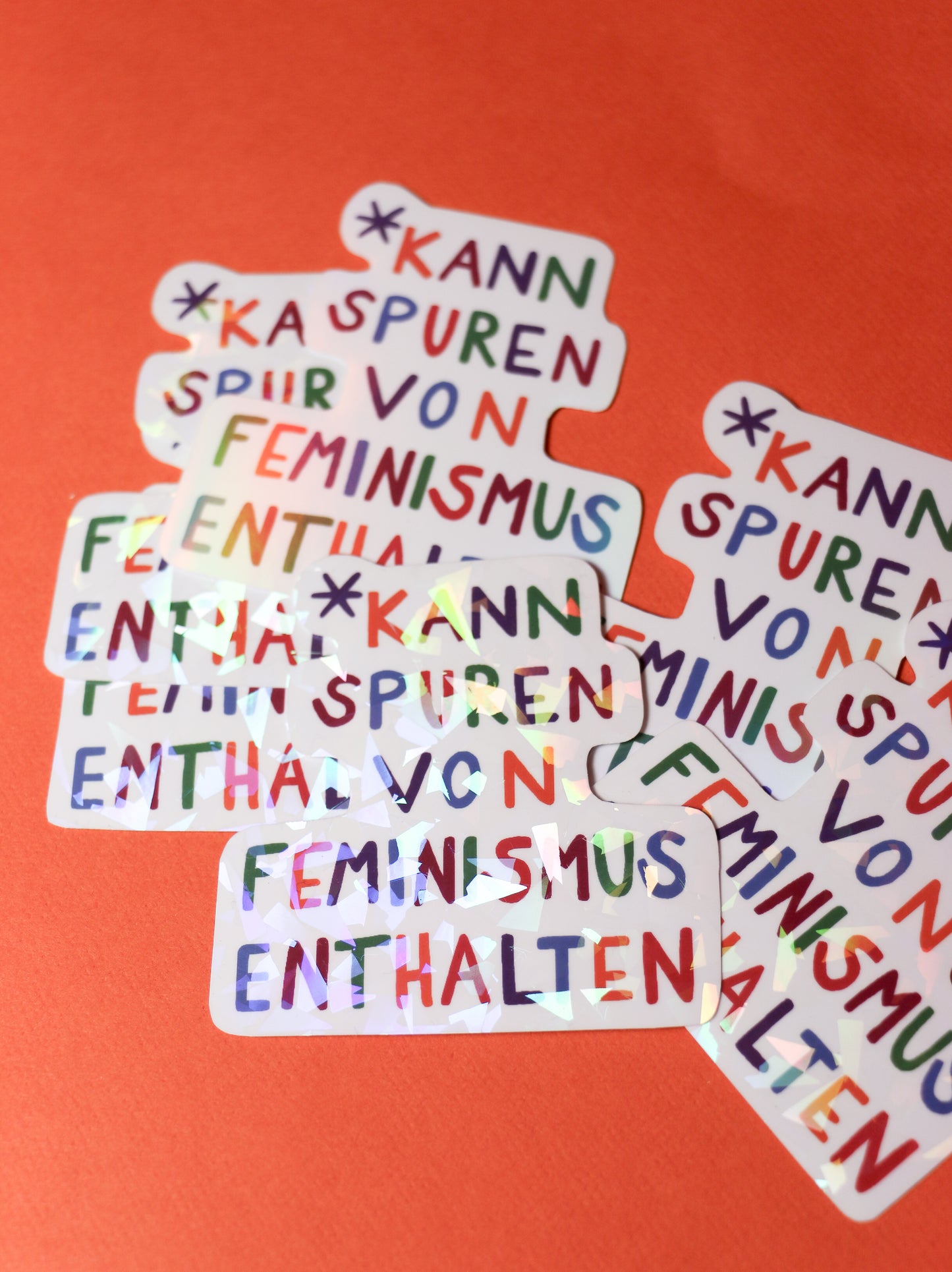 Glitzer-Sticker | Kann Spuren von Feminismus enthalten