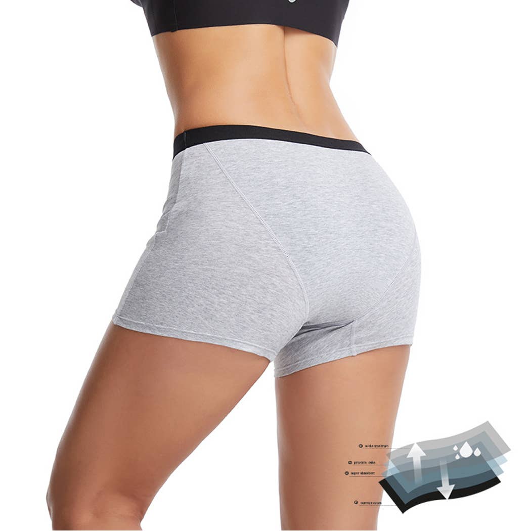 Boxershort aus Baumwolle - schwarz