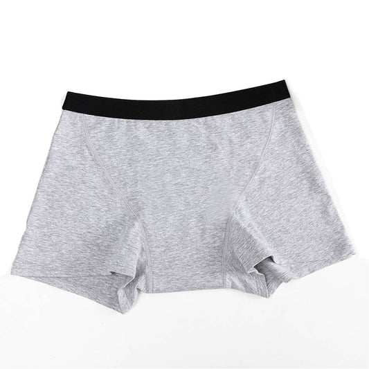 Boxershort aus Baumwolle - grau/schwarz