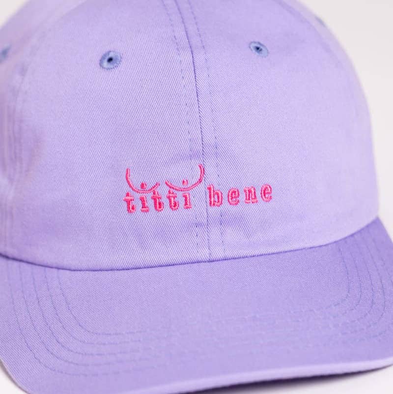 Cap | Titti bene | lila & pink