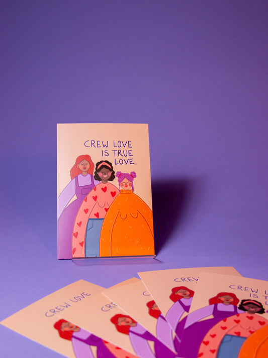 Crew love | Maxi-Postkarte