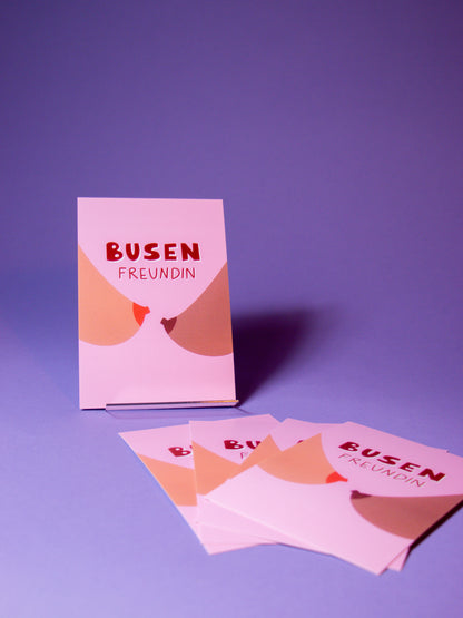 Busenfreundin | Maxi-Postkarte
