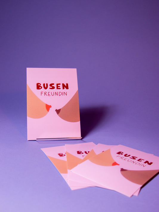 Busenfreundin | Maxi-Postkarte