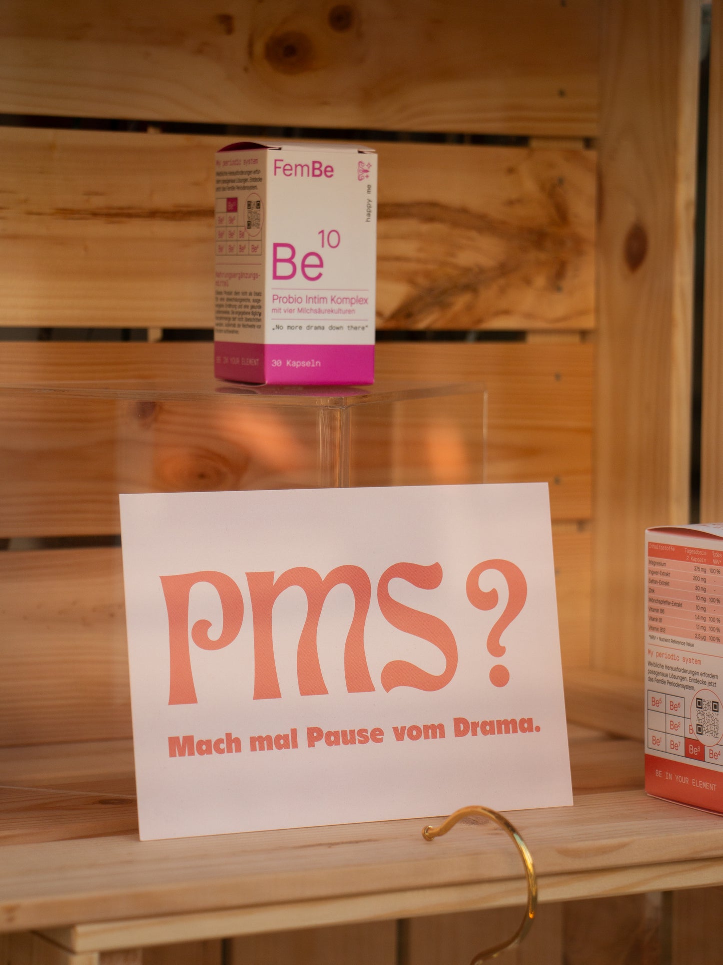 Be10 FemBe |  PMS Kapseln mit Mönchspfeffer, Safran & Ingwer