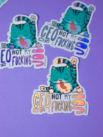 Glitzer-Sticker | CEO