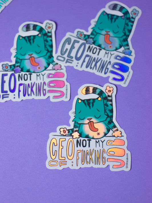 Glitzer-Sticker | CEO