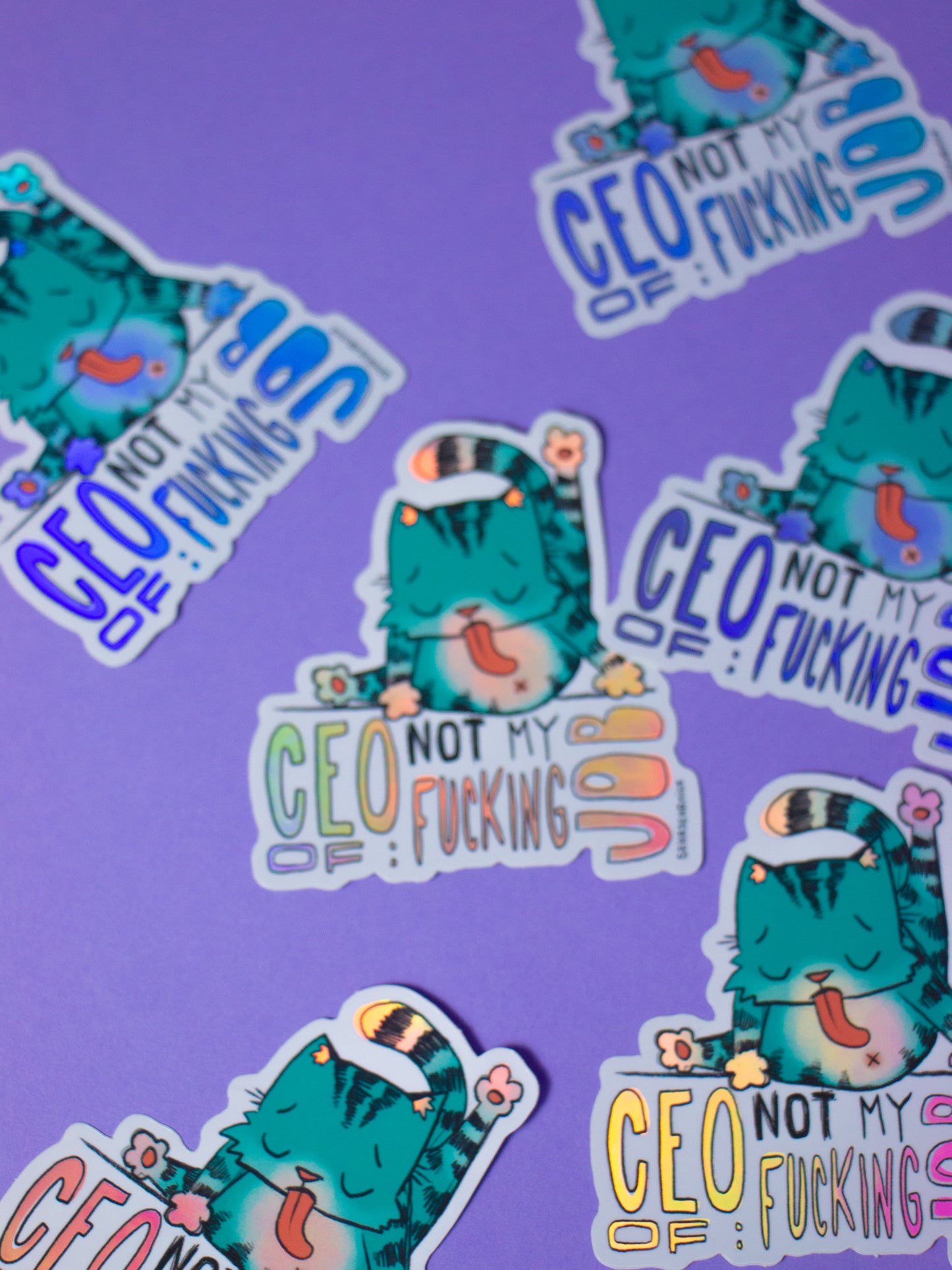 Glitzer-Sticker | CEO