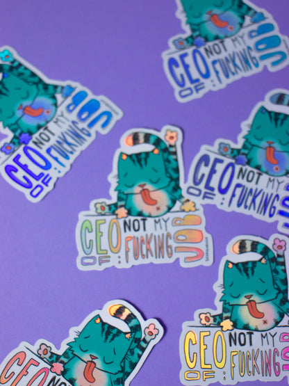 Glitzer-Sticker | CEO