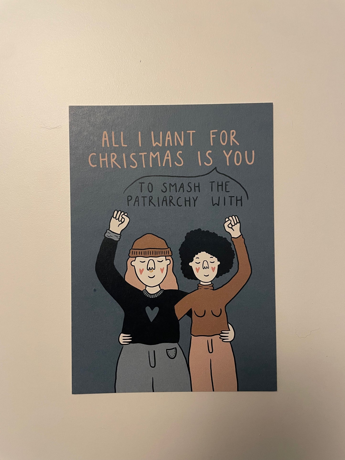 Weihnachtskarte | Smash The Patriarchy