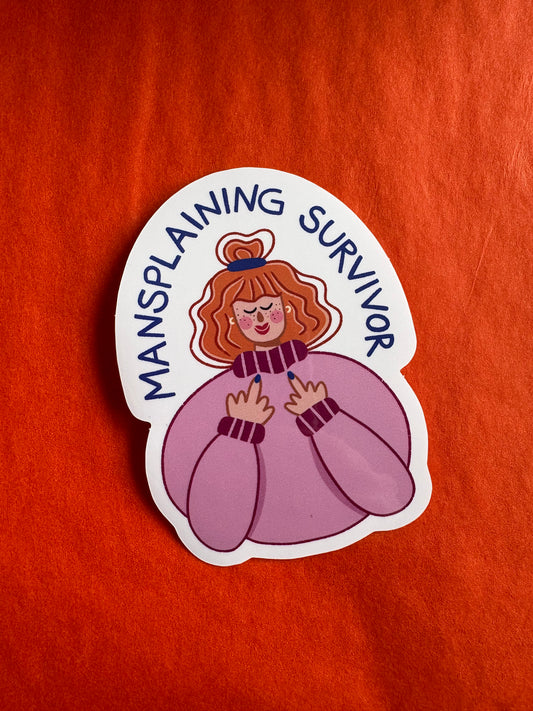 Sticker | Mansplaining Survivor