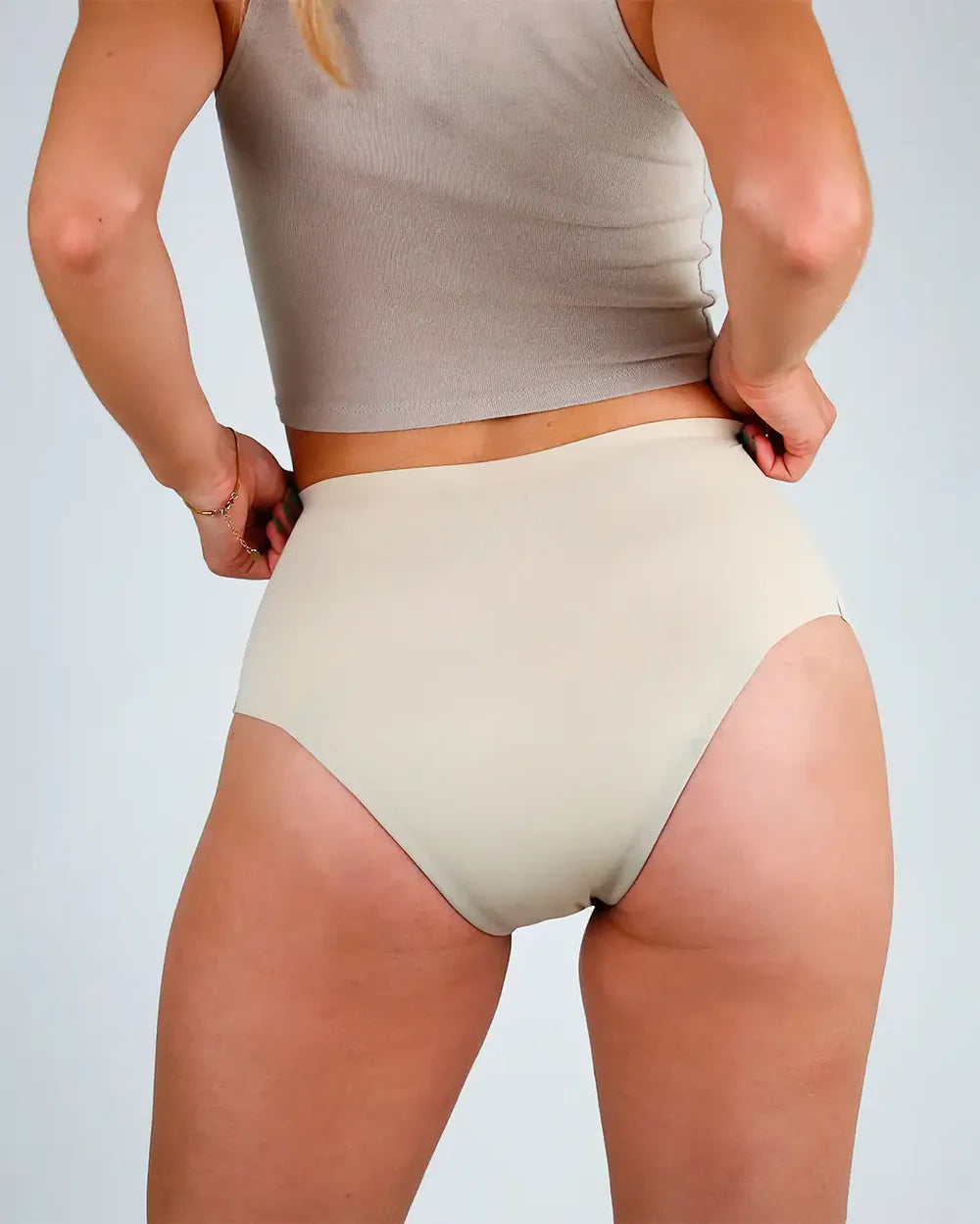 Seamless High Waist Slip - beige