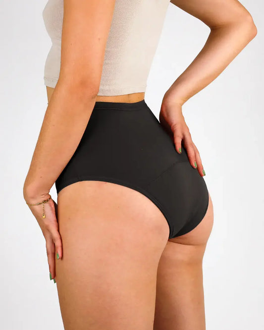Seamless High Waist Slip - schwarz