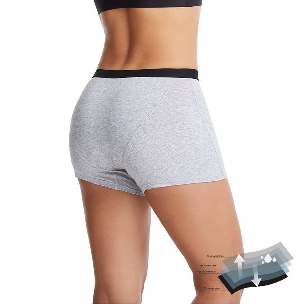 Boxershort aus Baumwolle - schwarz