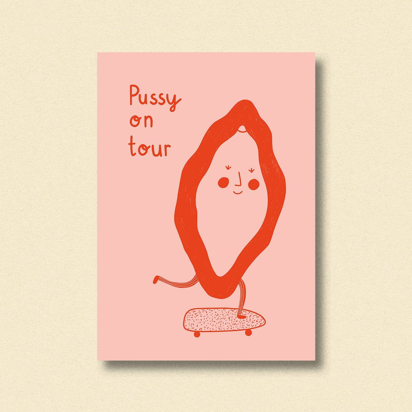 Postkarte | Pussy on tour