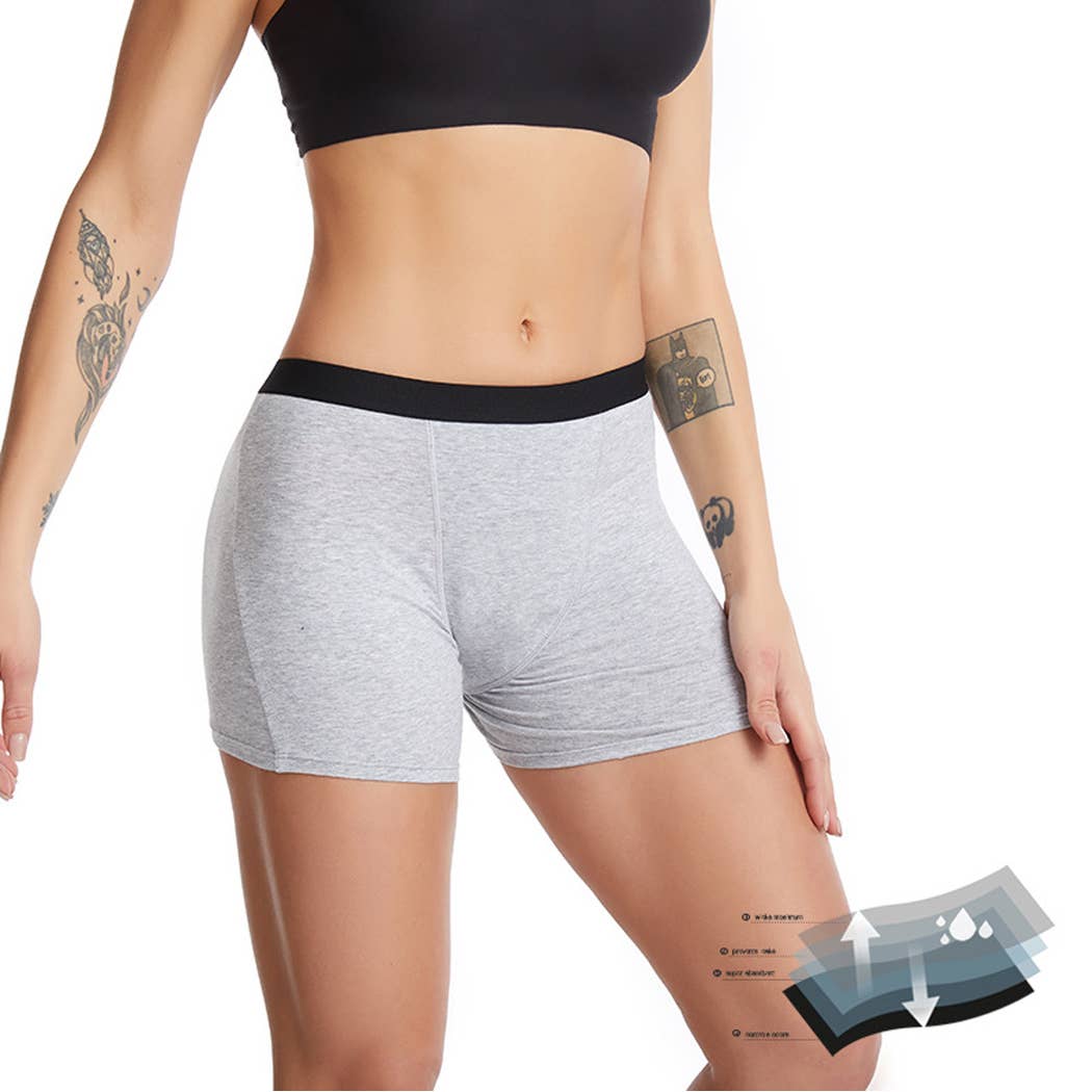 Boxershort aus Baumwolle - schwarz