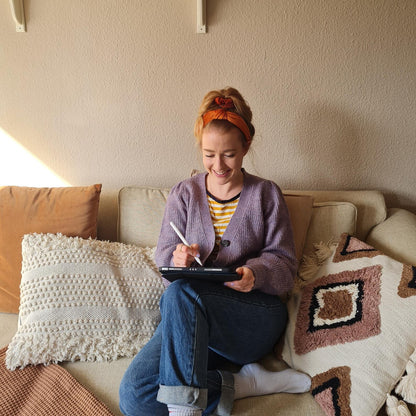 Sit like a lady | Maxi-Postkarte