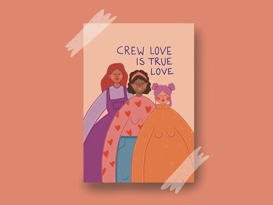 Crew love | Maxi-Postkarte